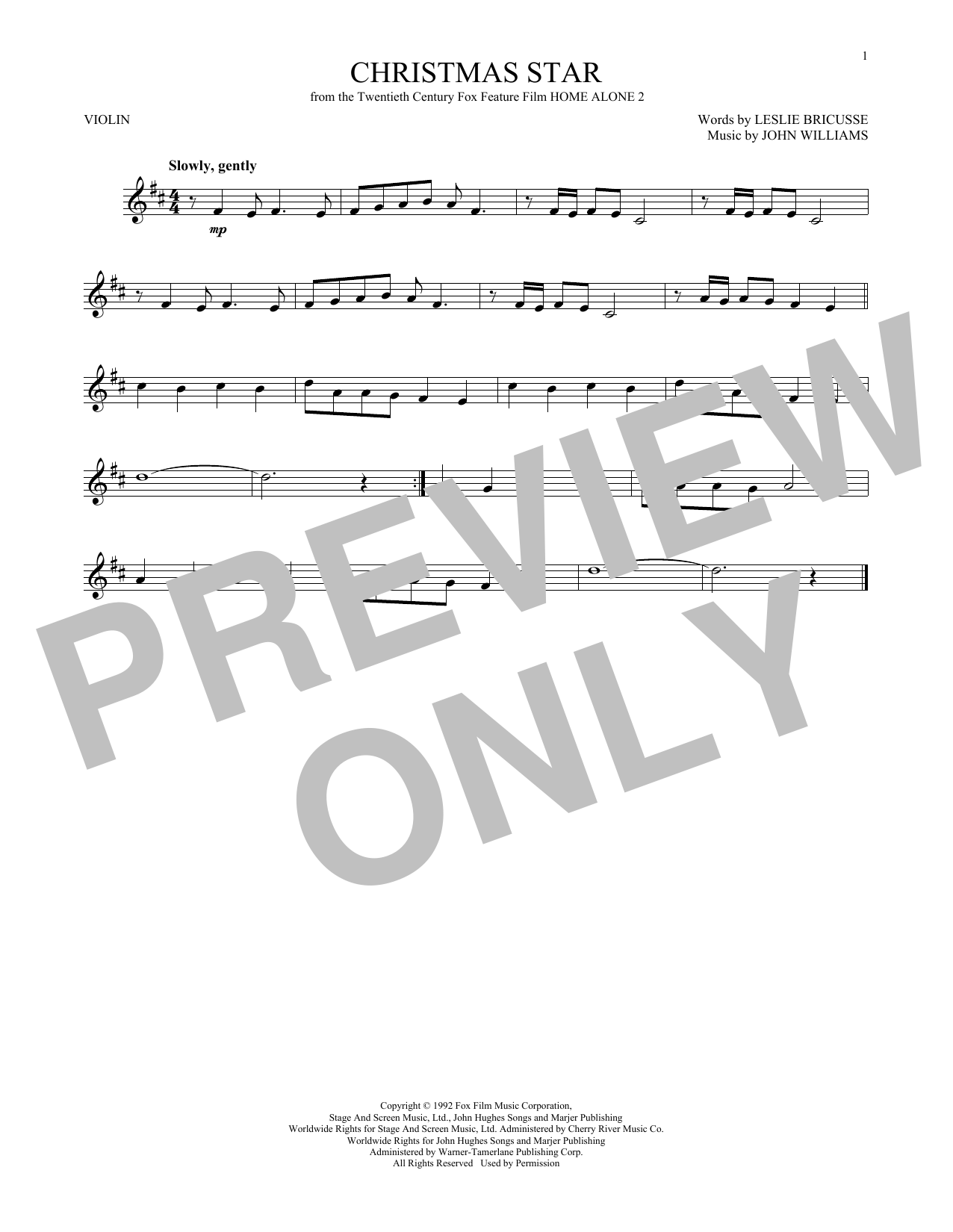 Product gallery: Page 1 of 1 Christmas Star, John Williams