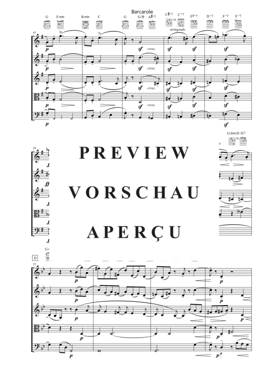 gallery: Barcarole , , (Quintett flexible Besetzung)