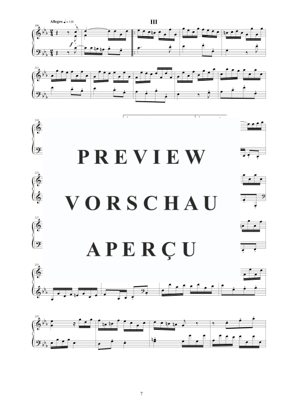Produktgalerie: Seite 8 von 11 Cembalo Sonate Nr. 2 in C-Moll Op.4, , Cembalo/Klavier Solo