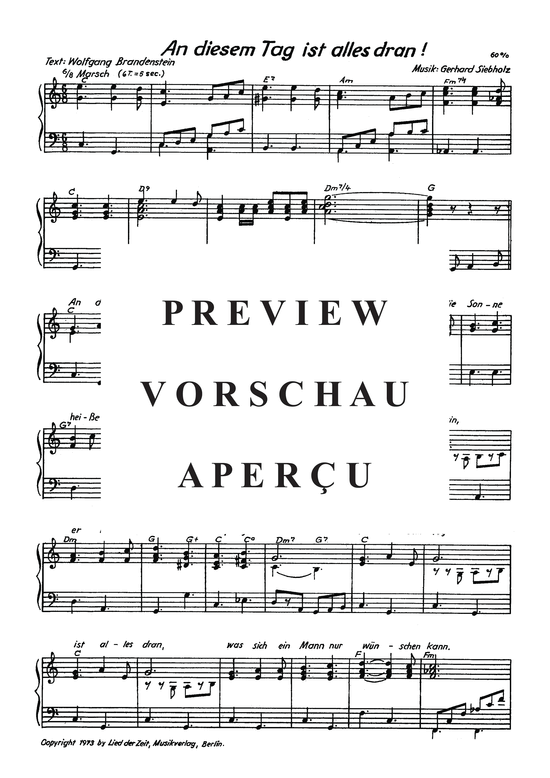 Product gallery: Page 4 of 4 An diesem Tag ist alles dran! , , Piano and Voice