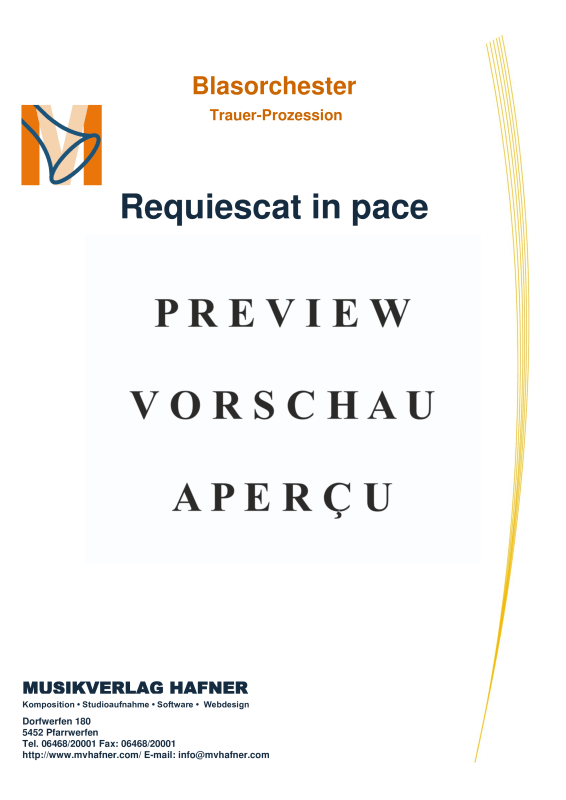 gallery: Requiescat in pace, , (large wind orchestra)