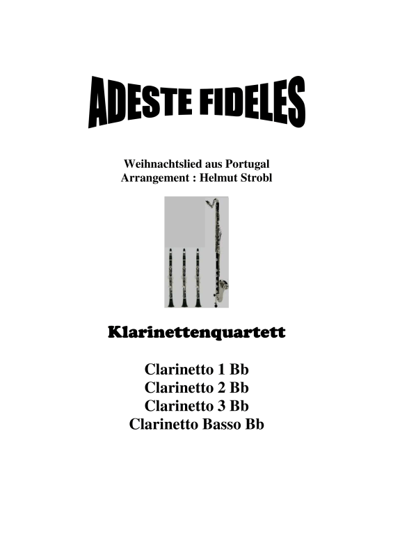 Produktbild zu: Adeste Fideles