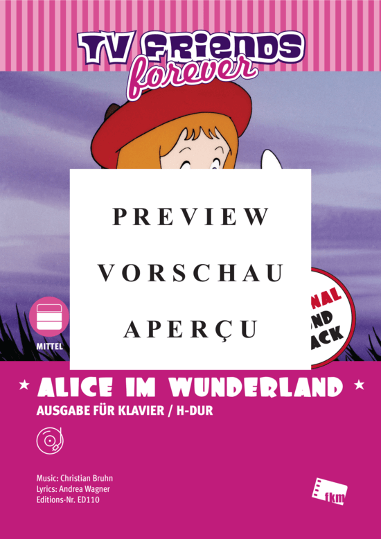 gallery: Alice im Wunderland - Title song of the TV series Alice in Wonderland (1984) , ,  (Klavier Solo)