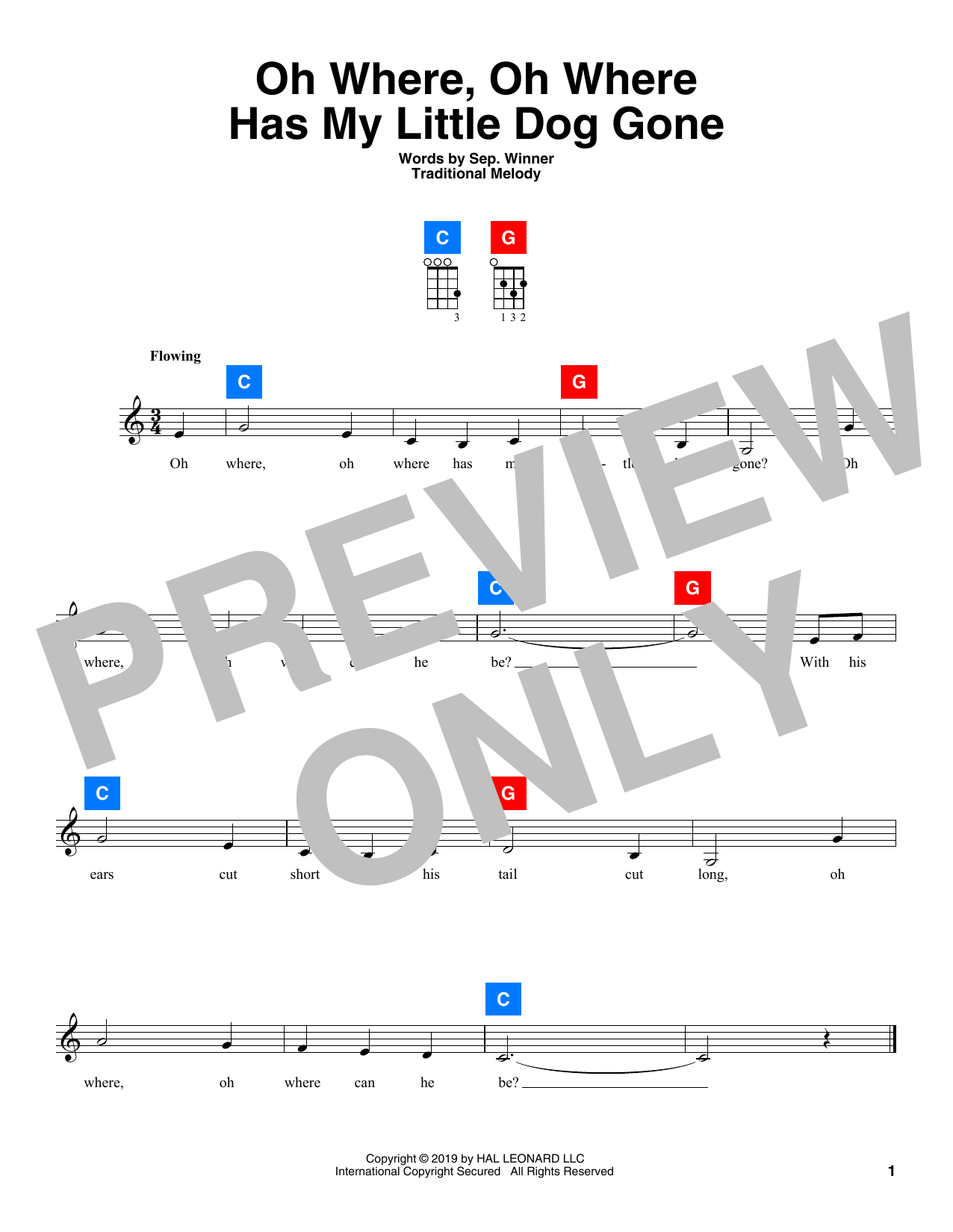 Product gallery: Page 1 of 1 Oh Where, Oh Where Has My Little Dog Gone, Traditional