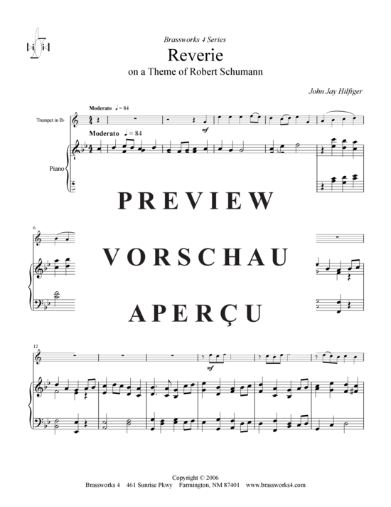 gallery: Träumerei auf ein Thema von Robert Schumann , , (Trompete + Klavier)