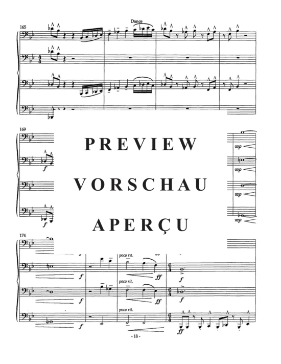 Product gallery: Page 21 of 21 Prelude and Dance , , (Tuba Quartett EETT)