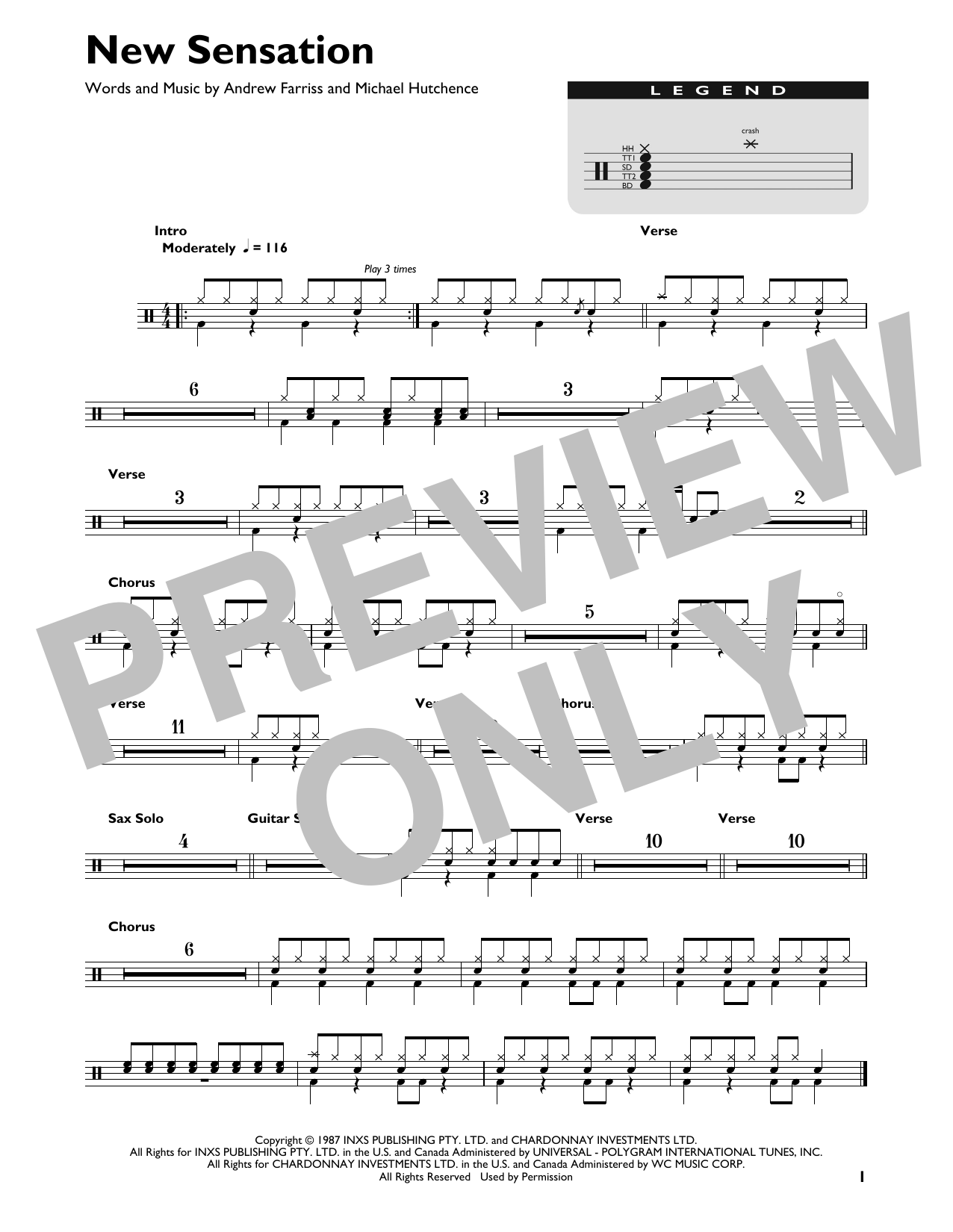 Product gallery: Page 1 of 1 New Sensation, INXS