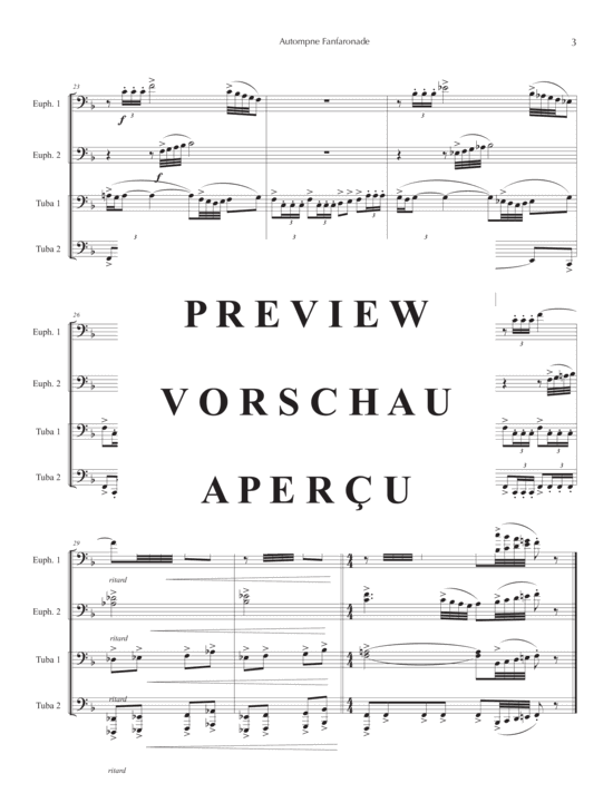 Product gallery: Page 5 of 11 September Fanfare , , (Tuba Quartett EETT)