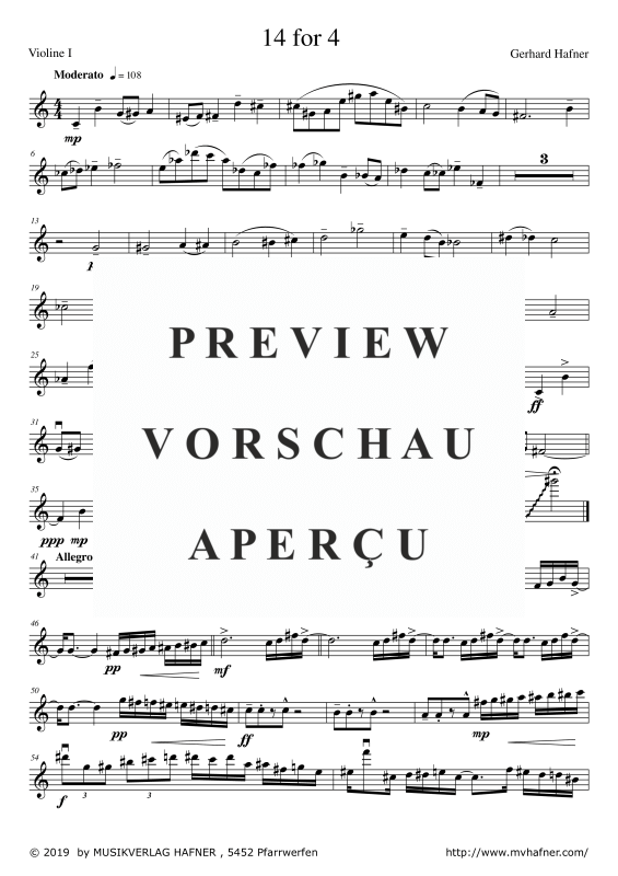 Produktgalerie: Seite 8 von 11 14 for 4, , (Streicher Quartett)