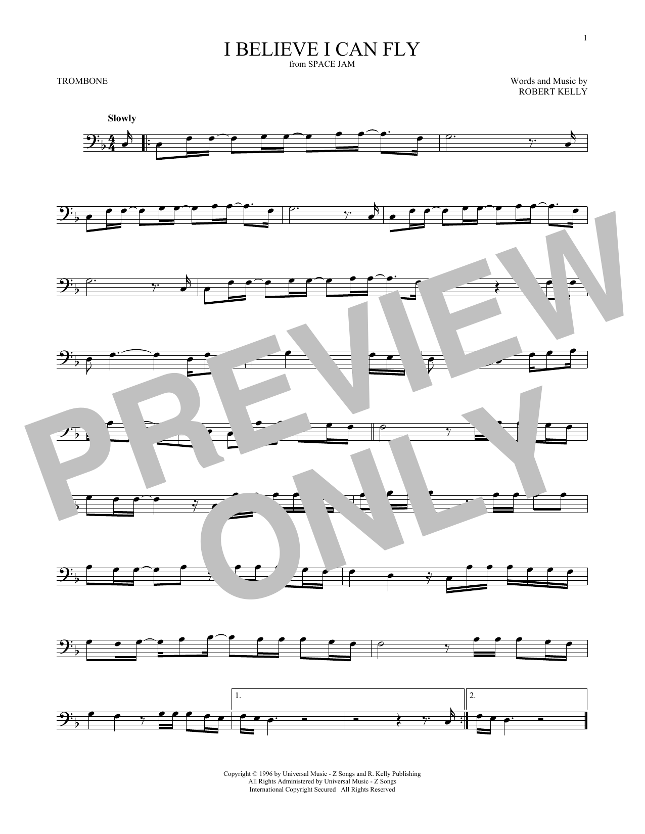 Product gallery: Page 1 of 1 I Believe I Can Fly, R. Kelly
