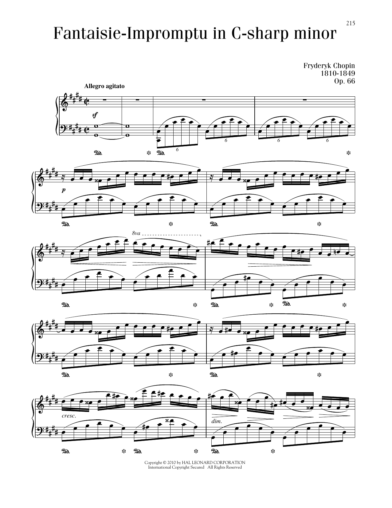Product picture to: Fantaisie-Impromptu, Op. 66 (Posthumous)