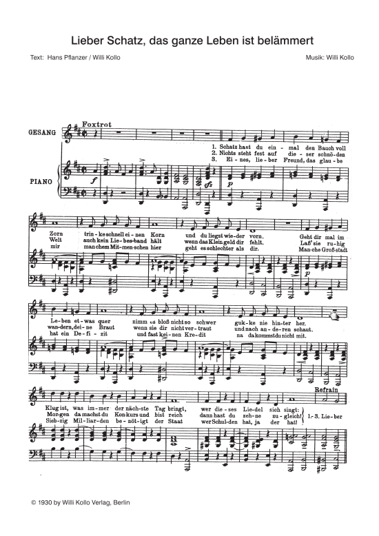 Produktbild zu: Lieber Schatz, das ganze Leben ist belämmertWilli Kollo