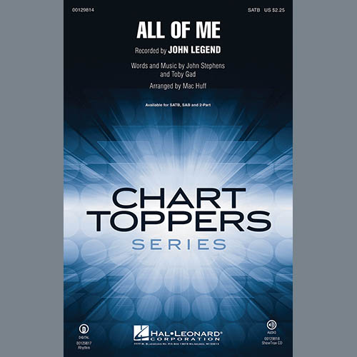 Produktbild zu: All Of Me (arr. Mac Huff)