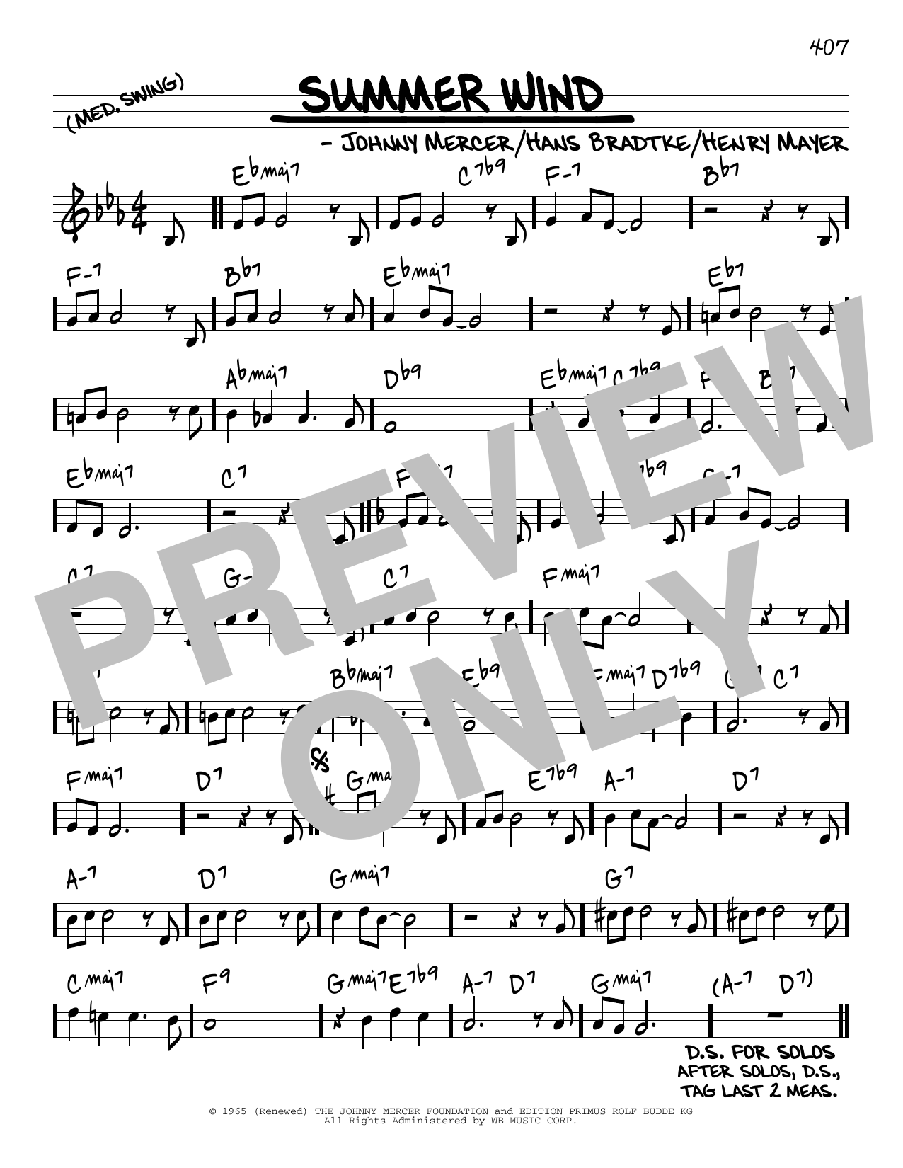 Product picture to:  Summer Wind - Frank Sinatra