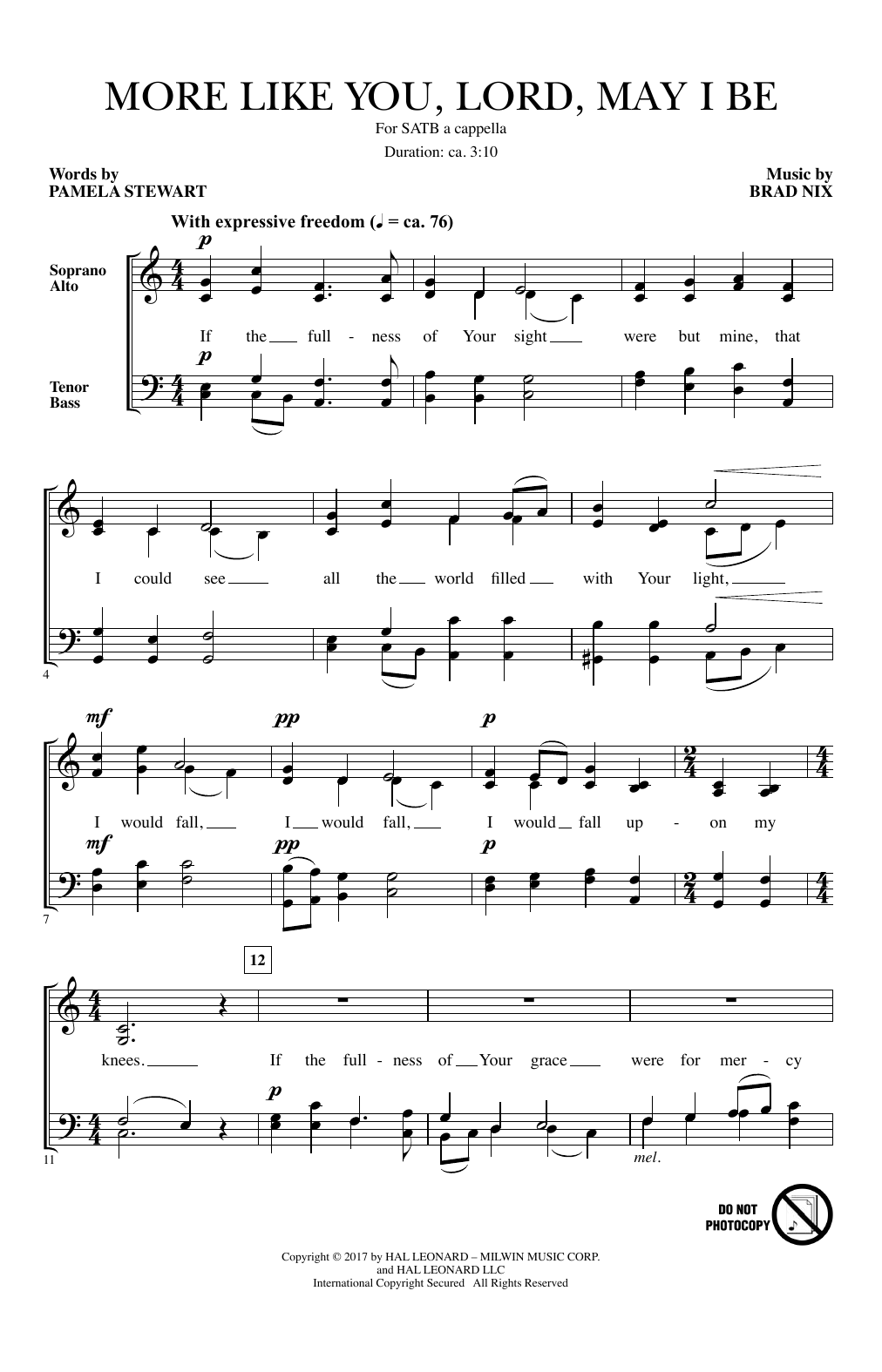 Produktbild zu: More Like You, Lord, May I Be