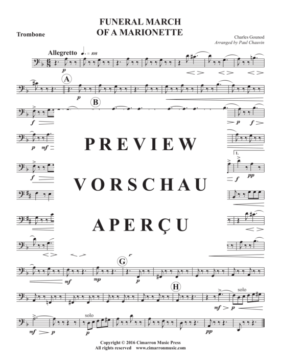 Produktgalerie: Seite 10 von 11 Funeral March of a Mariontte , , (Blechbläserquintett)