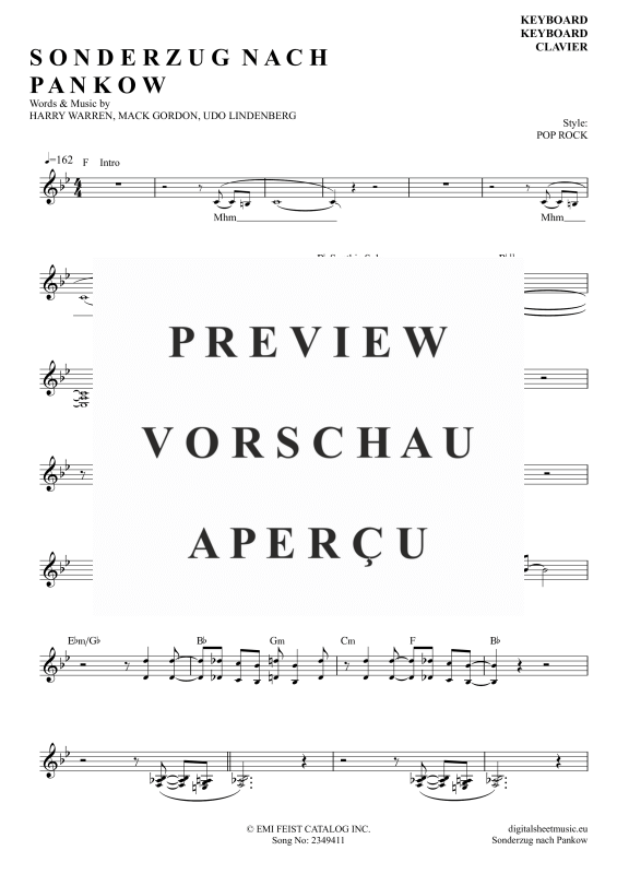 gallery: Sonderzug Nach Pankow, Lindenber, Udo, Keyboard