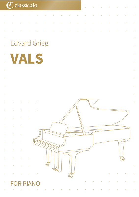 Product picture to: Vals - Nr. 2 fra Lyriske stykker, bok 1, op. 12Edvard Grieg