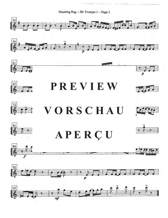 Produktgalerie: Seite 14 von 21 Haunting Rag , , (Blechbläser Quintett)