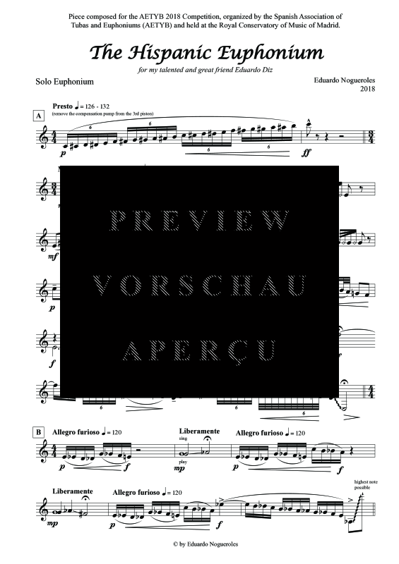 Product gallery: Page 6 of 11 Hispanic Euphonium, The, , (Euphonium Solo)