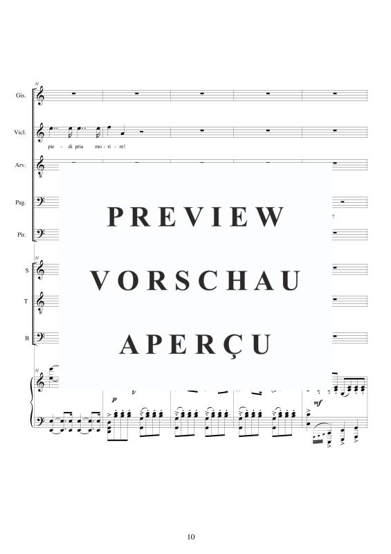 Produktgalerie: Seite 11 von 11 I Lombardi - (Act 1- Scenes VII-VIII-IX), , Gemischter Chor, Soli und Klavier