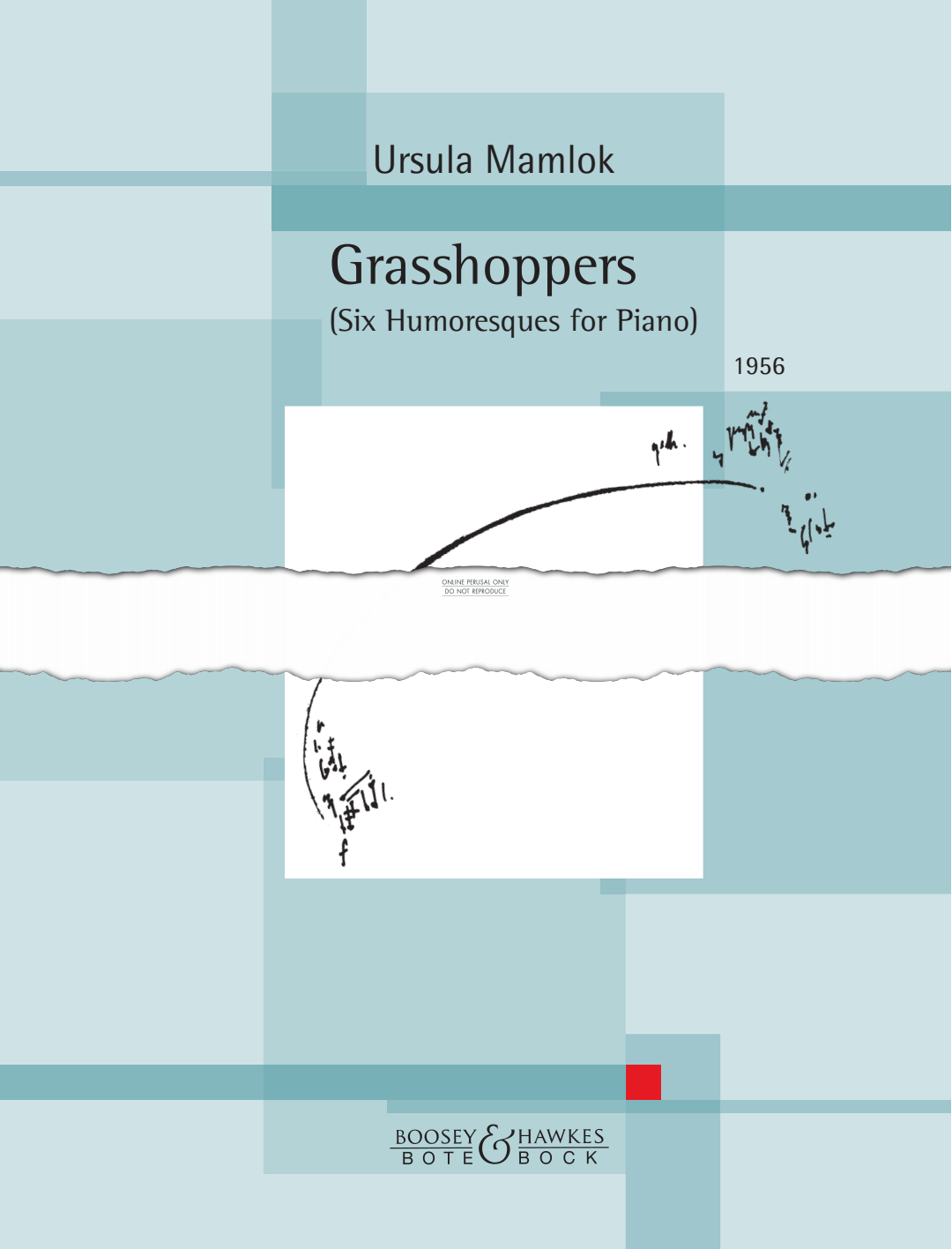 Product picture to: Grasshoppers from 'Six Humoresques for Piano'