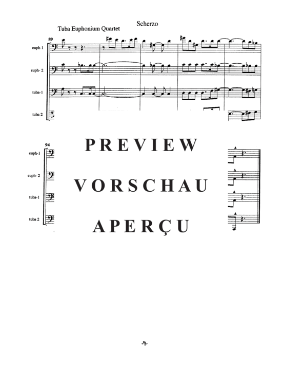 Product gallery: Page 9 of 17 Scherzo , , (Tuba Quartett EETT)