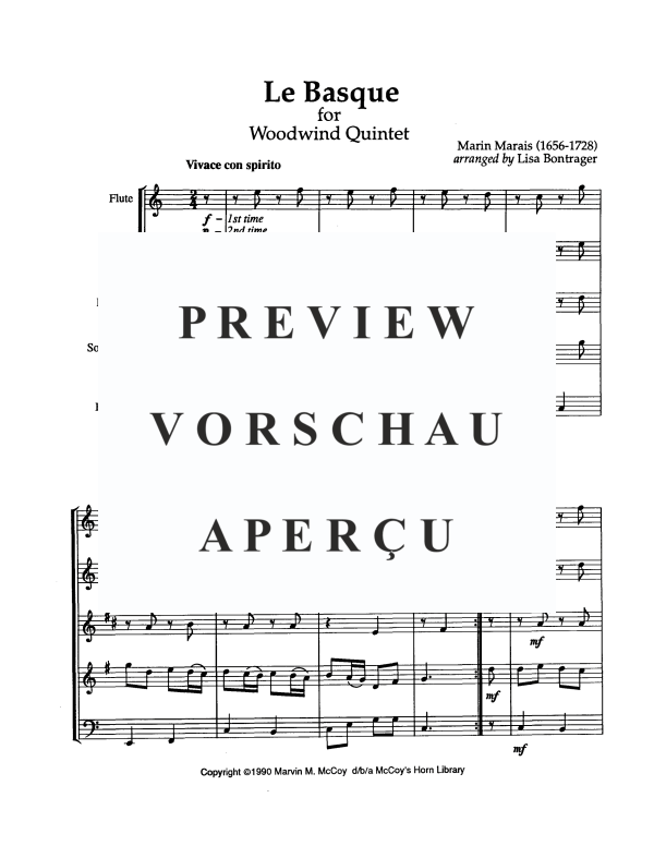 Product gallery: Page 3 of 11 Le Basque, , Wind Quintet