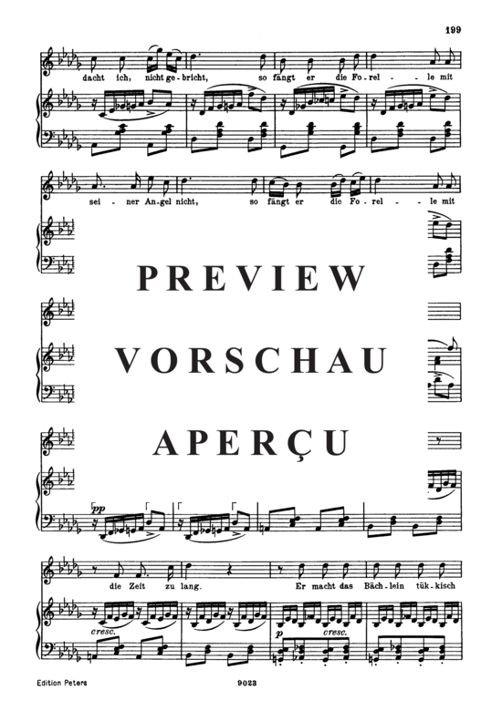 gallery: Die Forelle D.550 , , (Gesang hoch + Klavier)