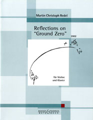 cover: Reflections on "Ground Zero", Martin Christoph Redel