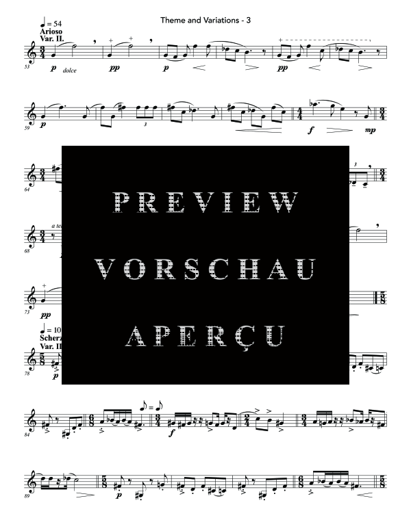 Produktgalerie: Seite 8 von 11 Theme and Variations, Op. 32, , (Horn in F Solo)