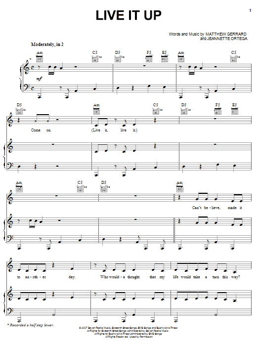 Produktbild zu:  Live It Up - Jeannie Ortega