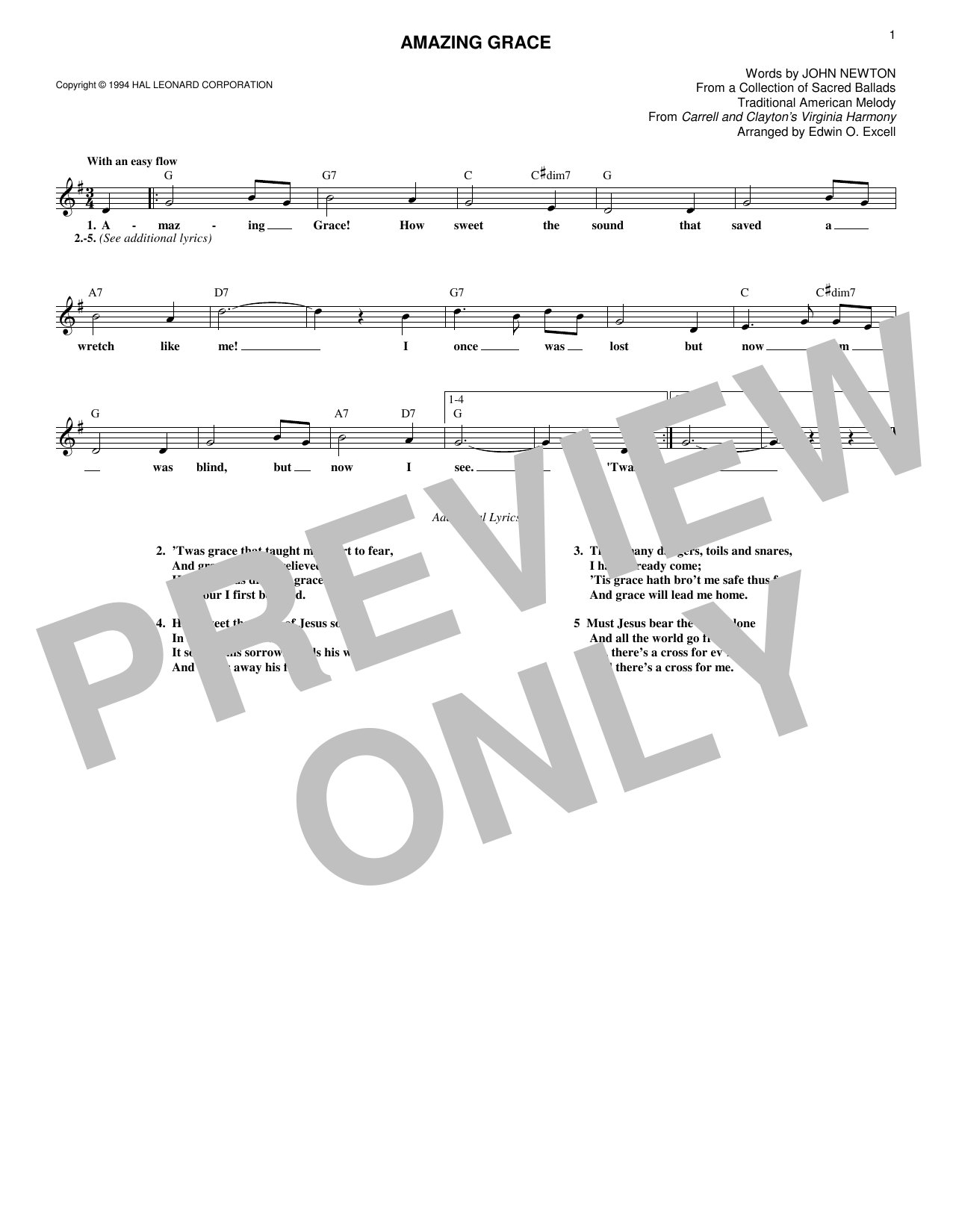 Produktbild zu: Amazing Grace