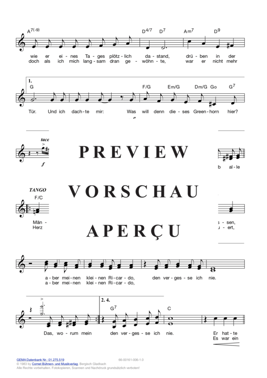 Produktgalerie: Seite 8 von 11 Ricardo , Vrethammar, Sylvia, (Melodie-Stimmen in C/B/Es)
