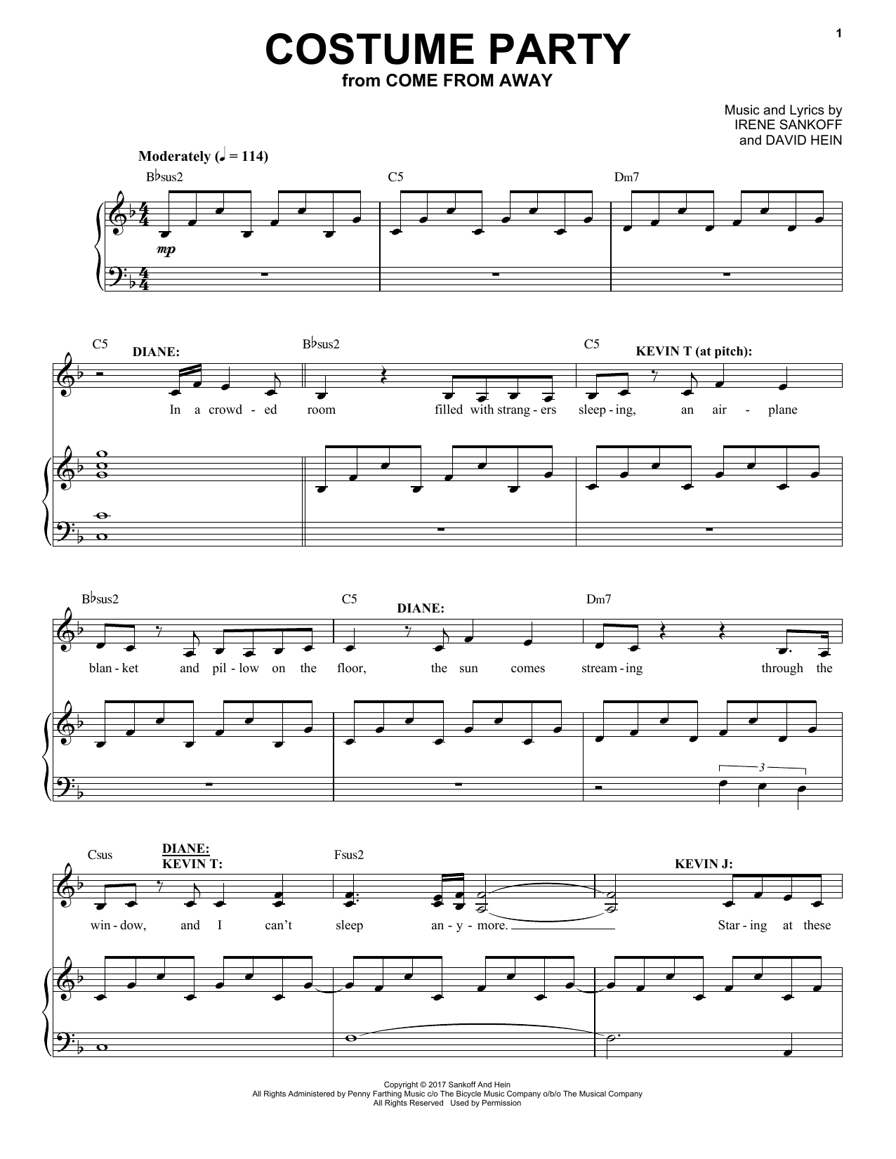 Produktbild zu: Costume Party (from Come from Away)