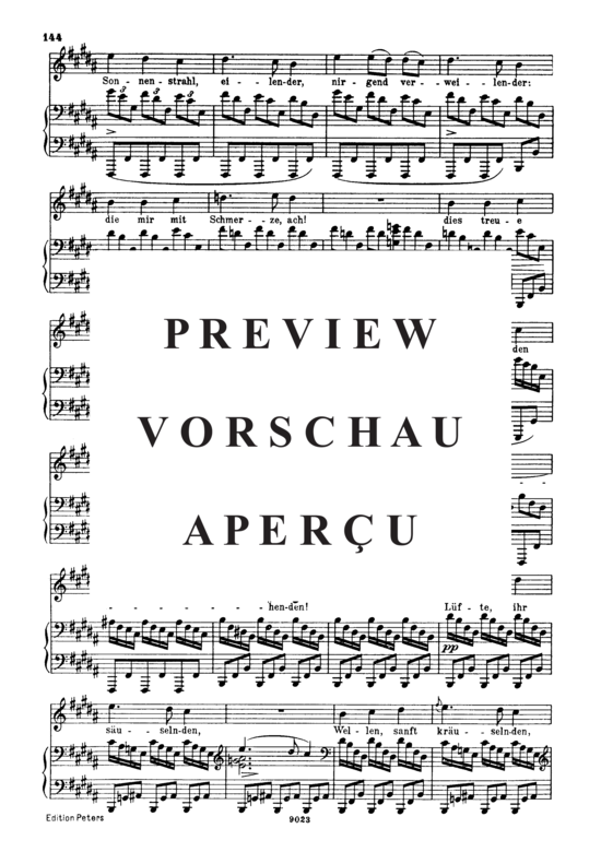 Product gallery: Page 4 of 5 In der Ferne D.957-6 (Schwanengesang), , High Voice and Piano