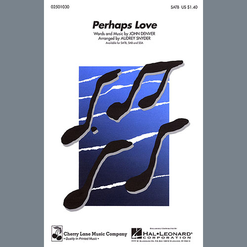 Produktbild zu: Perhaps Love (arr. Audrey Snyder)