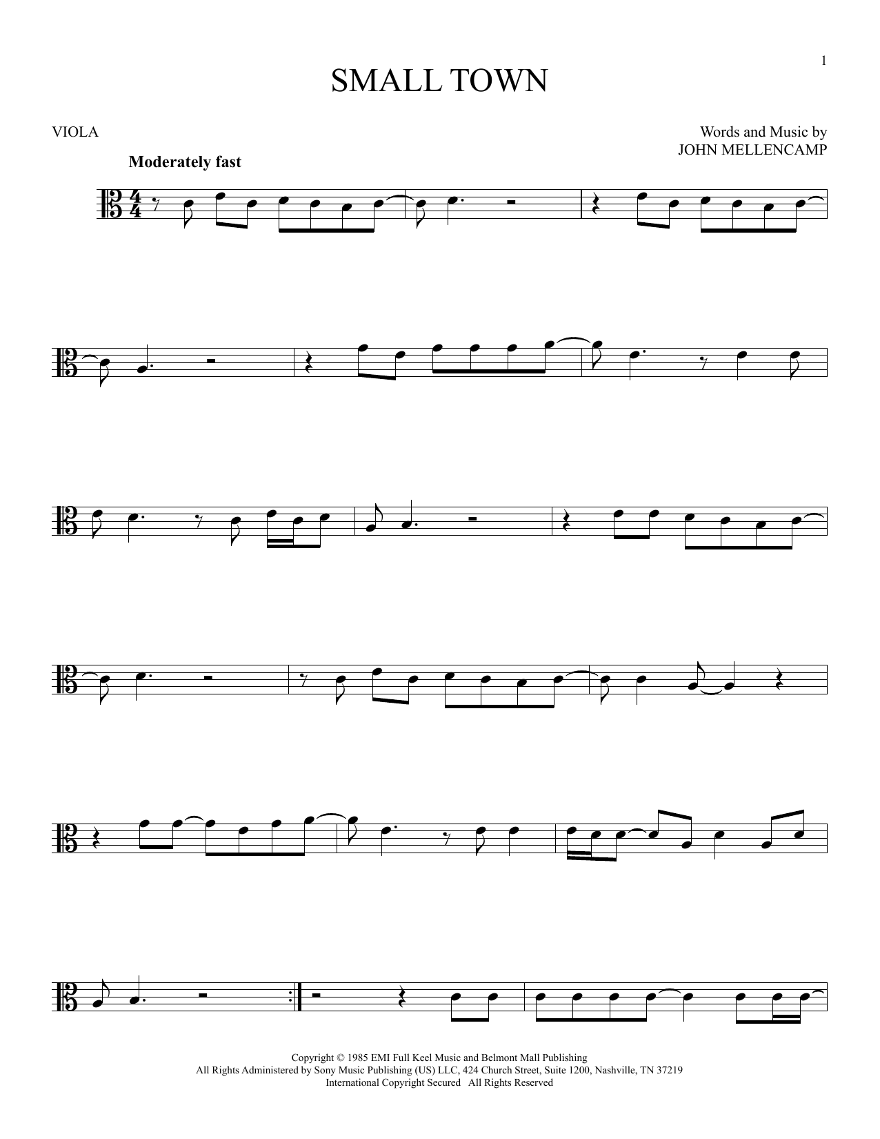 Product gallery: Page 1 of 1 Small Town, John Mellencamp