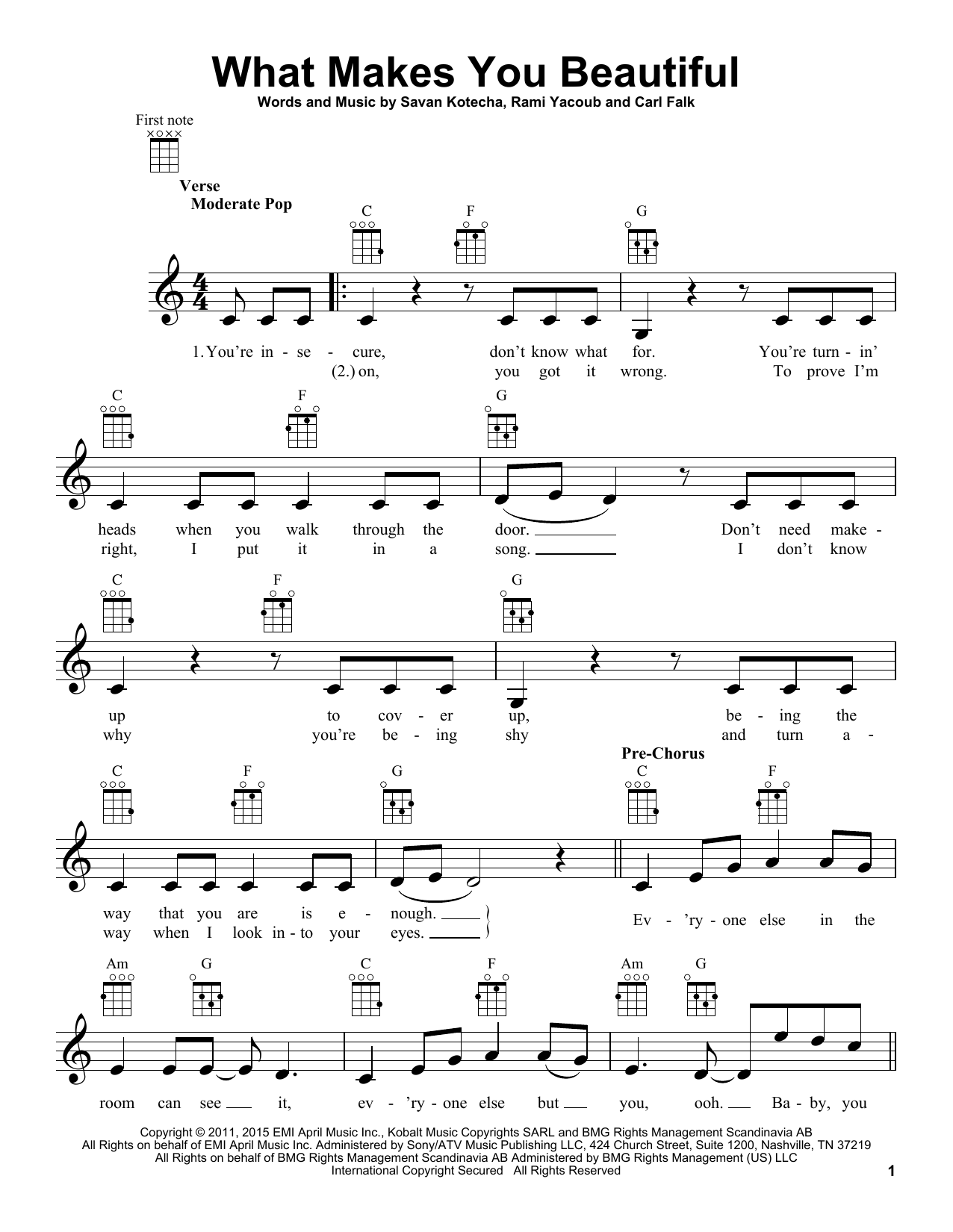 Product picture to:  What Makes You Beautiful - One Direction