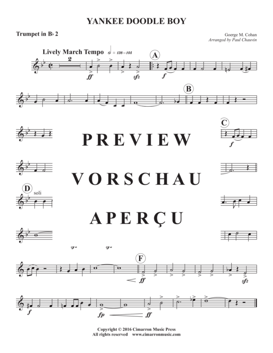 Produktgalerie: Seite 6 von 9 Yankee Doodle Boy , , (Blechbläserquintett)