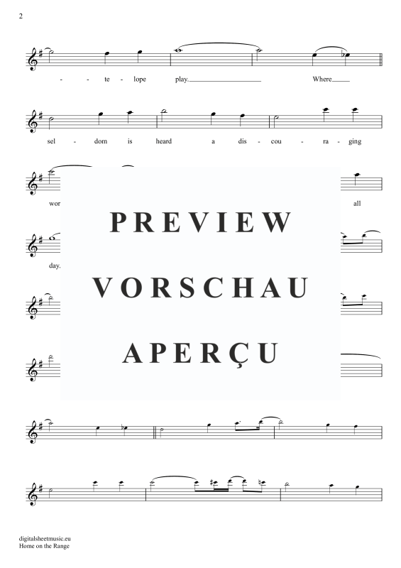 Product gallery: Page 3 of 4 Home On The Range, Folk Song, American, Tenor Saxophone