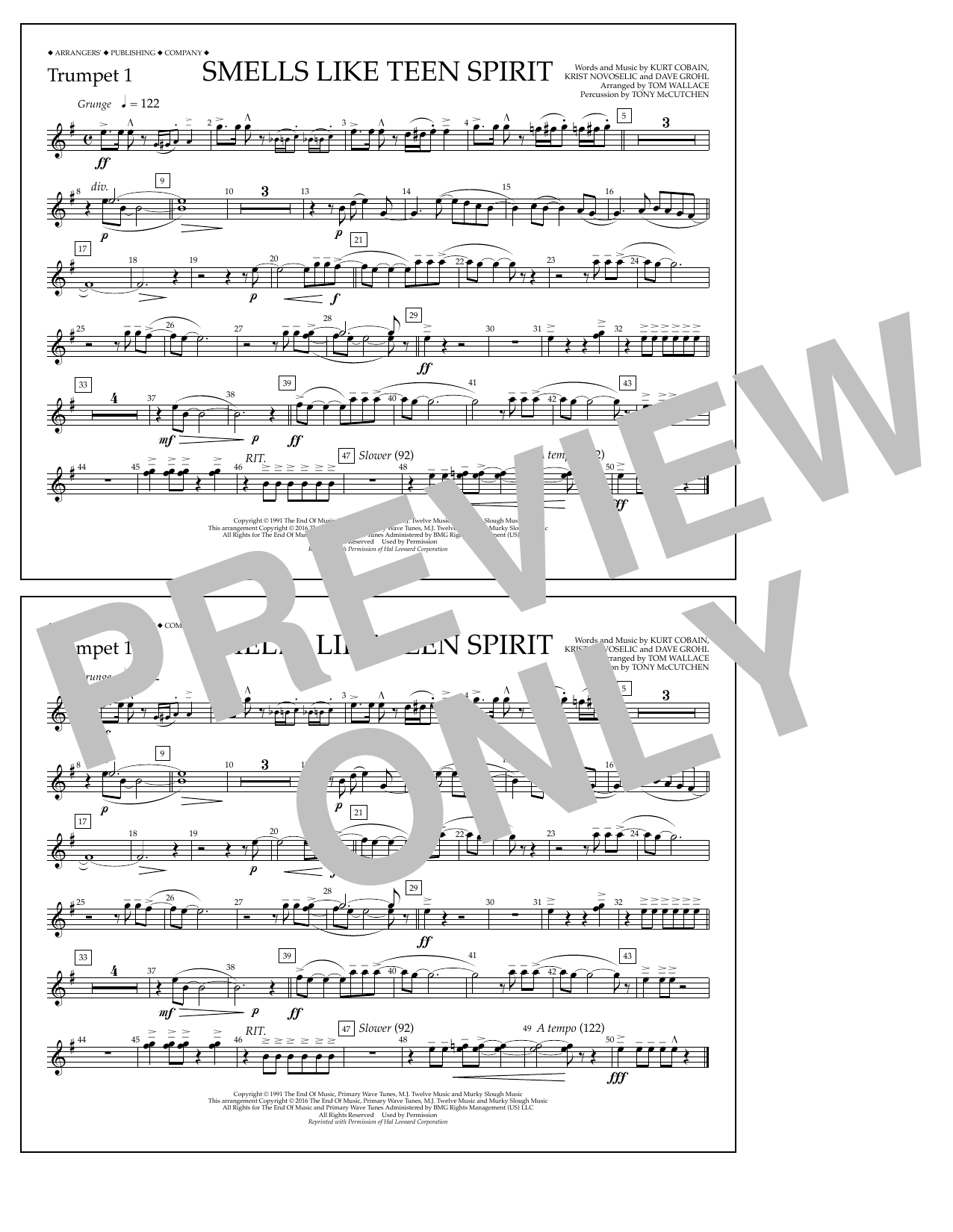 Produktbild zu: Smells Like Teen Spirit - Trumpet 1