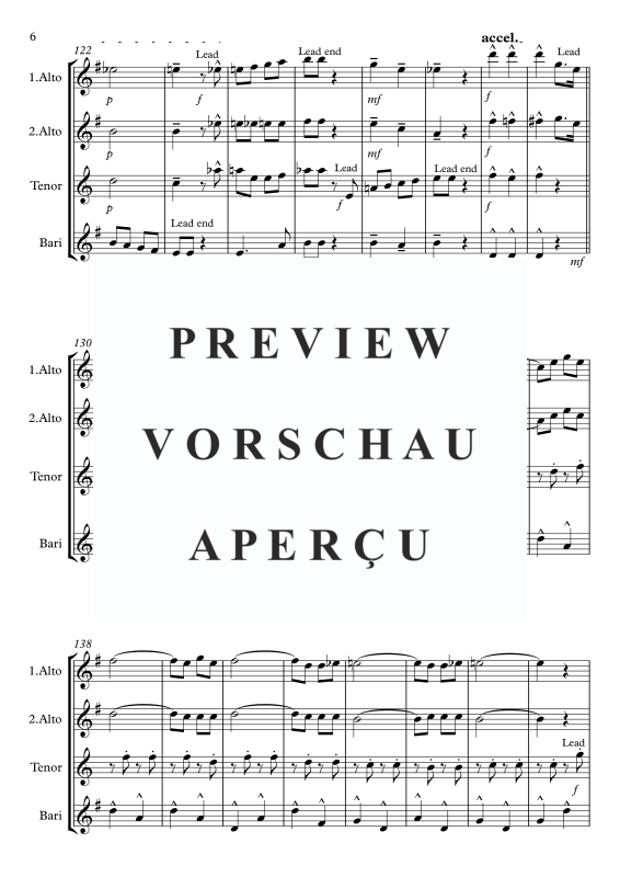 Product gallery: Page 7 of 11 In der Bar zum Krokodil, Comedian Harmonists, (Saxophone Quartet AATB)