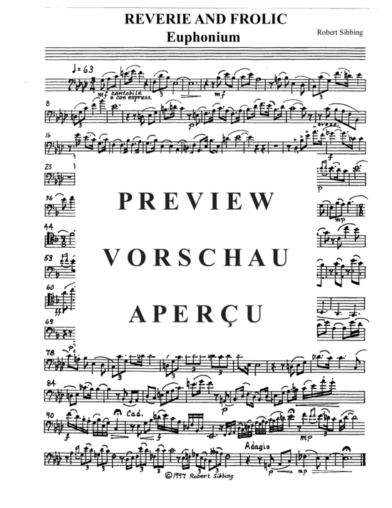 Product gallery: Page 14 of 16 Reverie and Frolic , , (euphonium + piano)