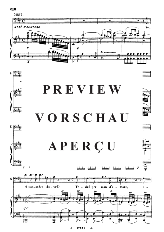 Product gallery: Page 4 of 9 Vedro mentr'io sospiro, , Bass/Baritone Solo and Piano