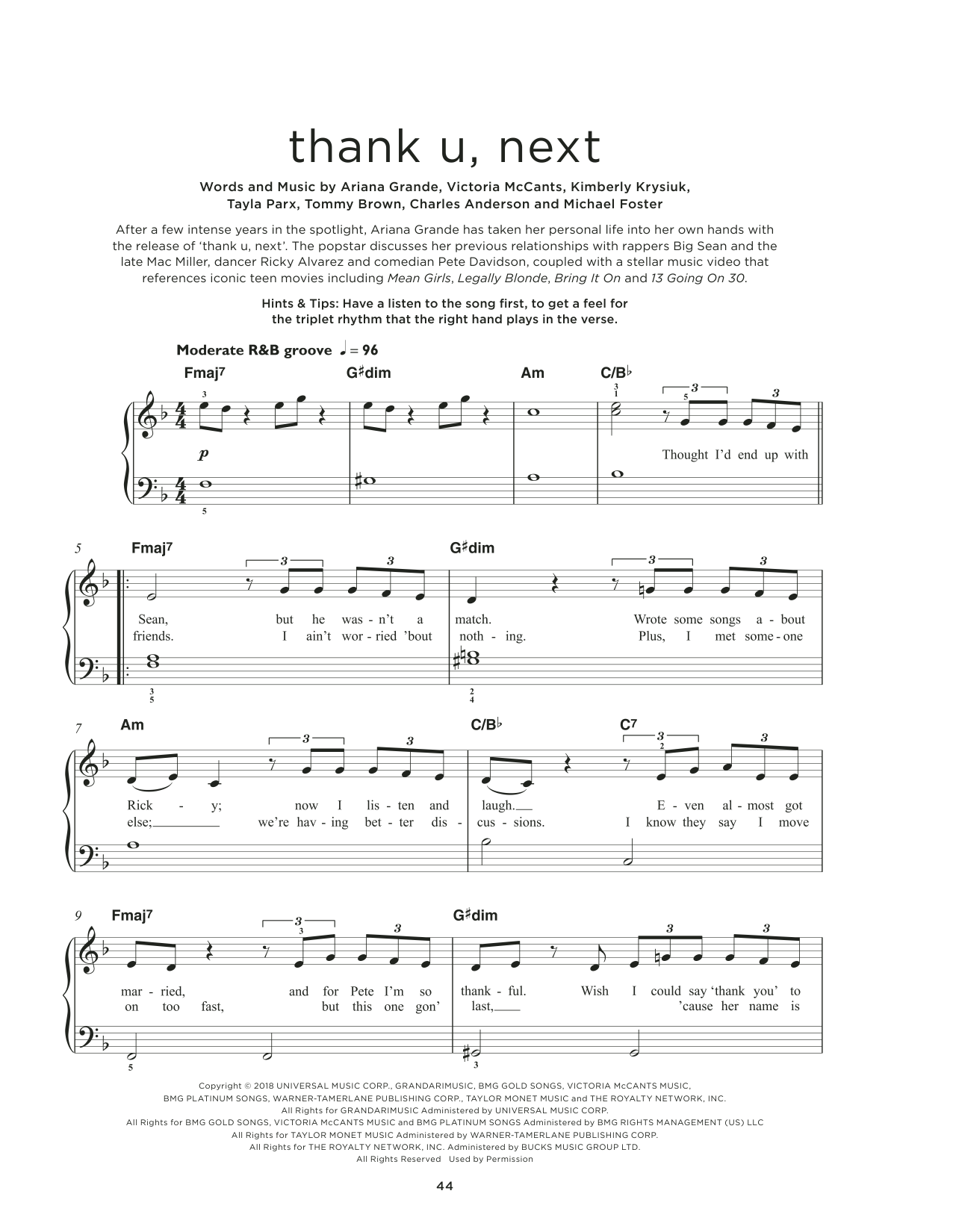 Product picture to: thank u, next