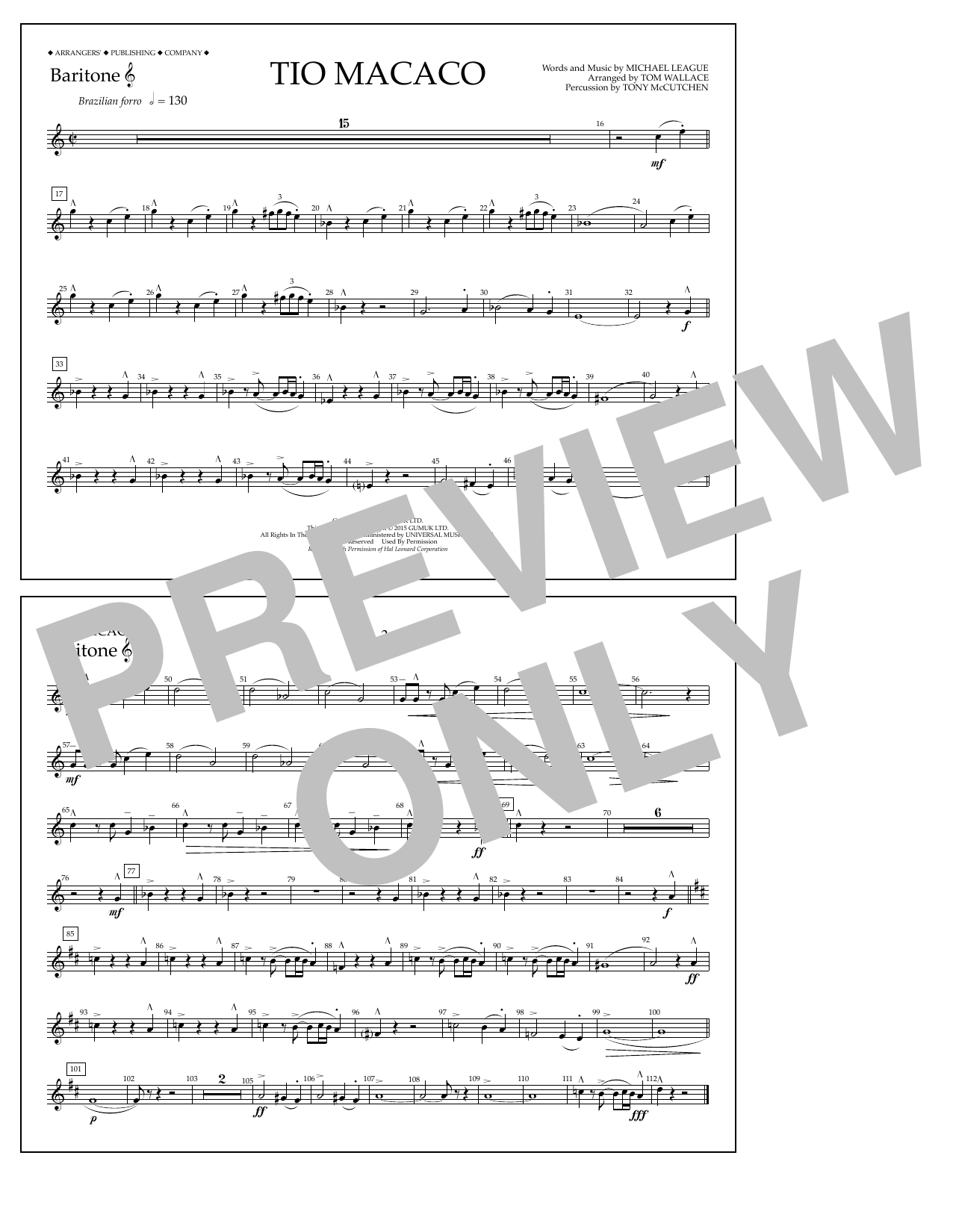 Product gallery: Page 1 of 1 Tio Macaco - Baritone T.C., Tom Wallace