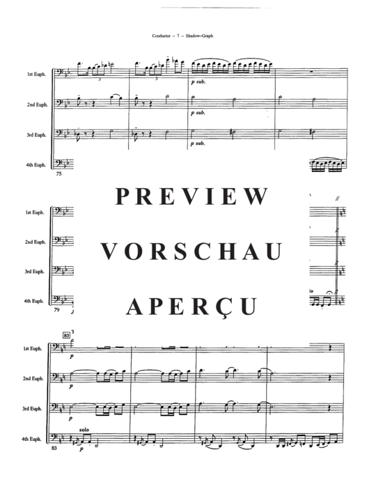 Product gallery: Page 9 of 21 Shadow-Graph , , (Euphonium Quartet)