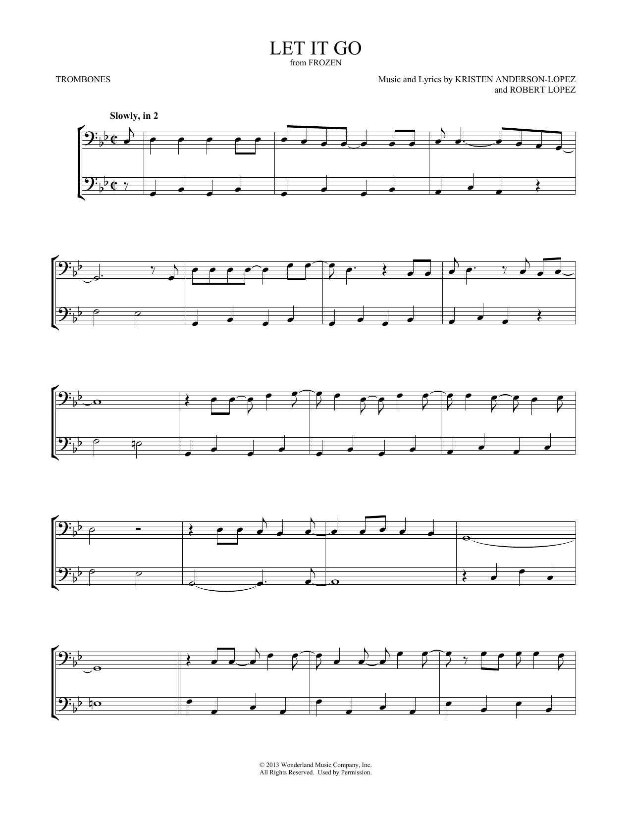 Product gallery: Page 1 of 1 Let It Go (from Frozen) (arr. Mark Phillips), Idina Menzel