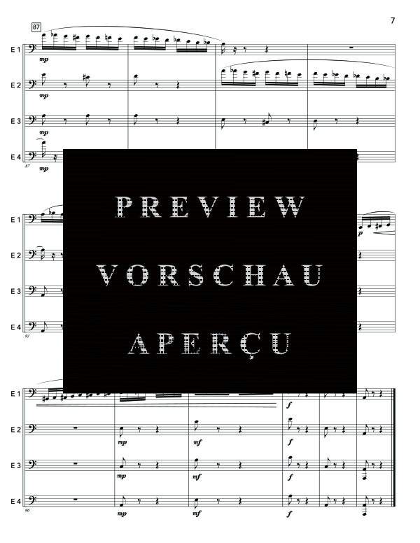 Produktgalerie: Seite 11 von 11 Flight of the Bumblebee, , (Euphonium Quartett)